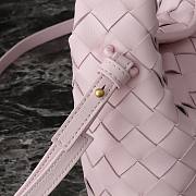 Bottega Veneta Mini Hoop Pink Bag - 25.5×14.5×11cm - 6