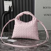 Bottega Veneta Mini Hoop Pink Bag - 25.5×14.5×11cm - 4