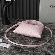 Bottega Veneta Mini Hoop Pink Bag - 25.5×14.5×11cm - 2