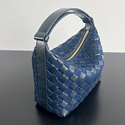 Bottega Veneta Wallace Intrecciato in leather and denim - 20x13x9.5cm - 6