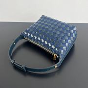 Bottega Veneta Wallace Intrecciato in leather and denim - 20x13x9.5cm - 5