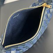 Bottega Veneta Wallace Intrecciato in leather and denim - 20x13x9.5cm - 4