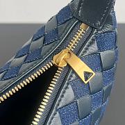 Bottega Veneta Wallace Intrecciato in leather and denim - 20x13x9.5cm - 2