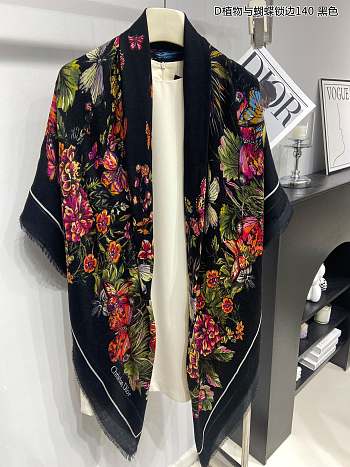 Dior Flower Shawl Scarf - 140*140cm