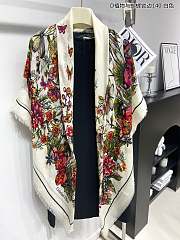 Dior Flower Shawl Scarf - 140*140cm - 2