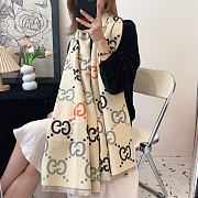 GUCCI GG PATTERN SCARF  - 1