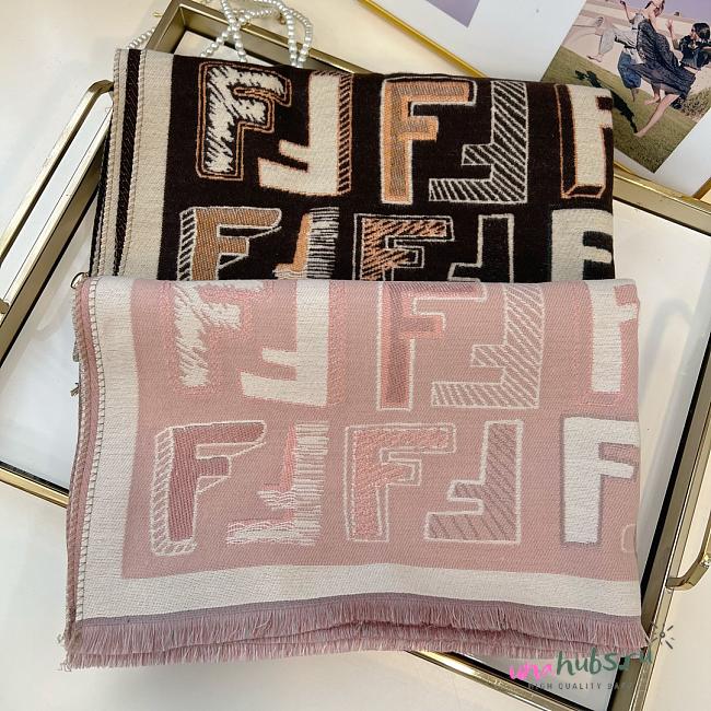 Fendi FF Logo Scarf 65*180cm - 1