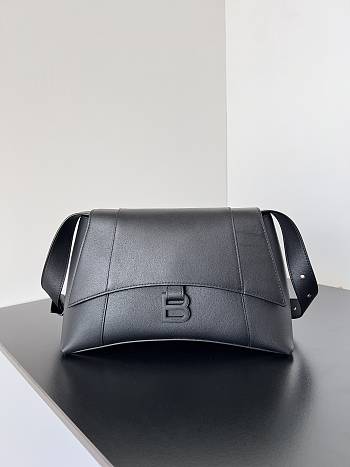 Balenciaga Downtown Black Shoulder Bag - 30.0 x 17.3 x 9.9cm