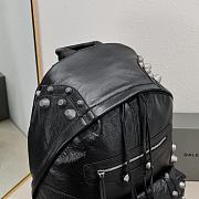 Balenciaga Le Cagole Studded Leather Backpack 35*48*13cm - 3