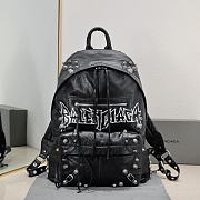 Balenciaga Le Cagole Studded Leather Backpack 35*48*13cm 02 - 1