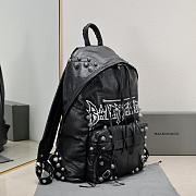 Balenciaga Le Cagole Studded Leather Backpack 35*48*13cm 02 - 5