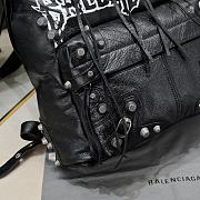 Balenciaga Le Cagole Studded Leather Backpack 35*48*13cm 02 - 3