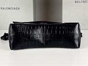 Balenciaga Crocodile Downtown Black Bag - 29x10x18cm - 6