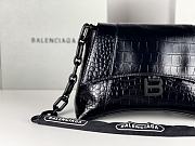 Balenciaga Crocodile Downtown Black Bag - 29x10x18cm - 5