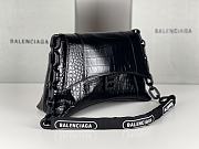 Balenciaga Crocodile Downtown Black Bag - 29x10x18cm - 4