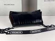 Balenciaga Crocodile Downtown Black Bag - 29x10x18cm - 2