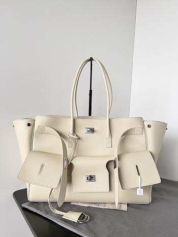 Balenciaga Bel Air Xl Carry All Bag in White 