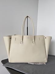 Balenciaga Bel Air Xl Carry All Bag in White  - 5