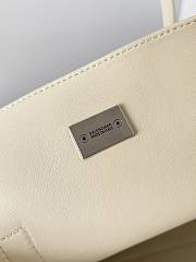 Balenciaga Bel Air Xl Carry All Bag in White  - 4