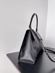 Balenciaga Hourglass Soft Leather Bag - 37.0 x23.8 x 13.9cm - 4