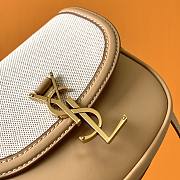 YSL Kaia Small Beige Bag - 18x15.5x5.5cm - 2