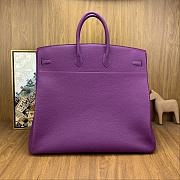 Hermes Birkin HAC 50cm togo lether purple bag - 5