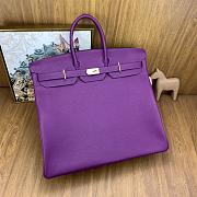 Hermes Birkin HAC 50cm togo lether purple bag - 2