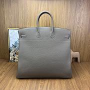 	 Hermes Birkin HAC 50cm togo lether grey bag - 5