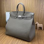 	 Hermes Birkin HAC 50cm togo lether grey bag - 4