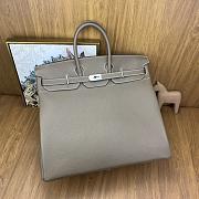 	 Hermes Birkin HAC 50cm togo lether grey bag - 2