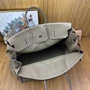 	 Hermes Birkin HAC 50cm togo lether grey bag - 3