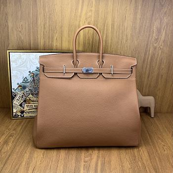 	 Hermes Birkin HAC 50cm togo lether brown bag