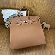 	 Hermes Birkin HAC 50cm togo lether brown bag - 4