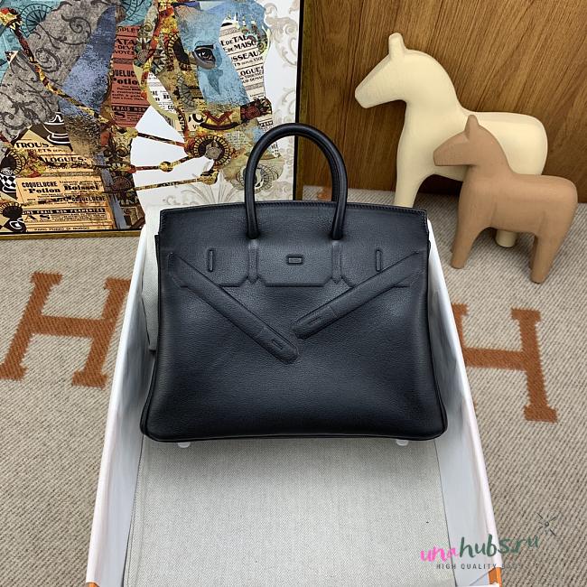 Hermès Birkin Shadow Swift leather black handbag 25cm  - 1