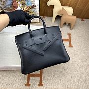 Hermès Birkin Shadow Swift leather black handbag 25cm  - 3