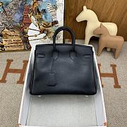 Hermès Birkin Shadow Swift leather black handbag 25cm  - 4