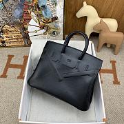 Hermès Birkin Shadow Swift leather black handbag 25cm  - 5