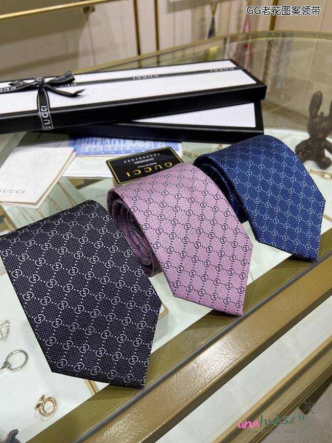 Gucci Horsebit Logo Tie - 1