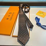 Louis Vuitton Monogram and Flower Motif Tie - 3