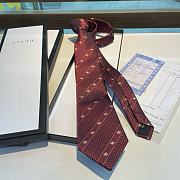 Gucci Bee logo Tie - 4