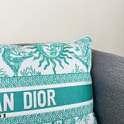 Dior Dioriviera Maria Grazia Chiuri Green Pillow 30*50cm - 5