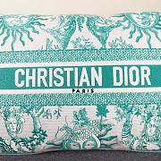 Dior Dioriviera Maria Grazia Chiuri Green Pillow 30*50cm - 2