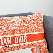 	 Dior Dioriviera Maria Grazia Chiuri Orange Pillow 30*50cm - 6