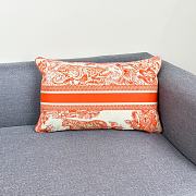 	 Dior Dioriviera Maria Grazia Chiuri Orange Pillow 30*50cm - 5