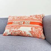 	 Dior Dioriviera Maria Grazia Chiuri Orange Pillow 30*50cm - 3