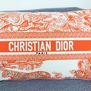 	 Dior Dioriviera Maria Grazia Chiuri Orange Pillow 30*50cm - 2