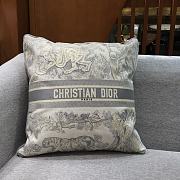 Dior Square Pillow Gray Toile de Jouy 50x50cm - 2