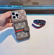 Gucci GG Ebony Canvas Phone Case With Strap - 5