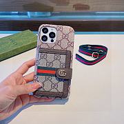 Gucci GG Ebony Canvas Phone Case With Strap - 2