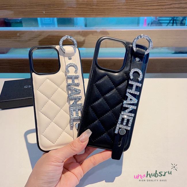 Chanel Quilted Lambskin Phone Case - 1